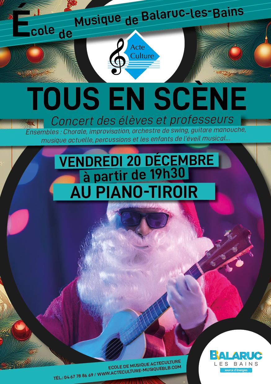 GALA DE NOËL DE L'ÉCOLE DE MUSIQUE ACTECULTURE